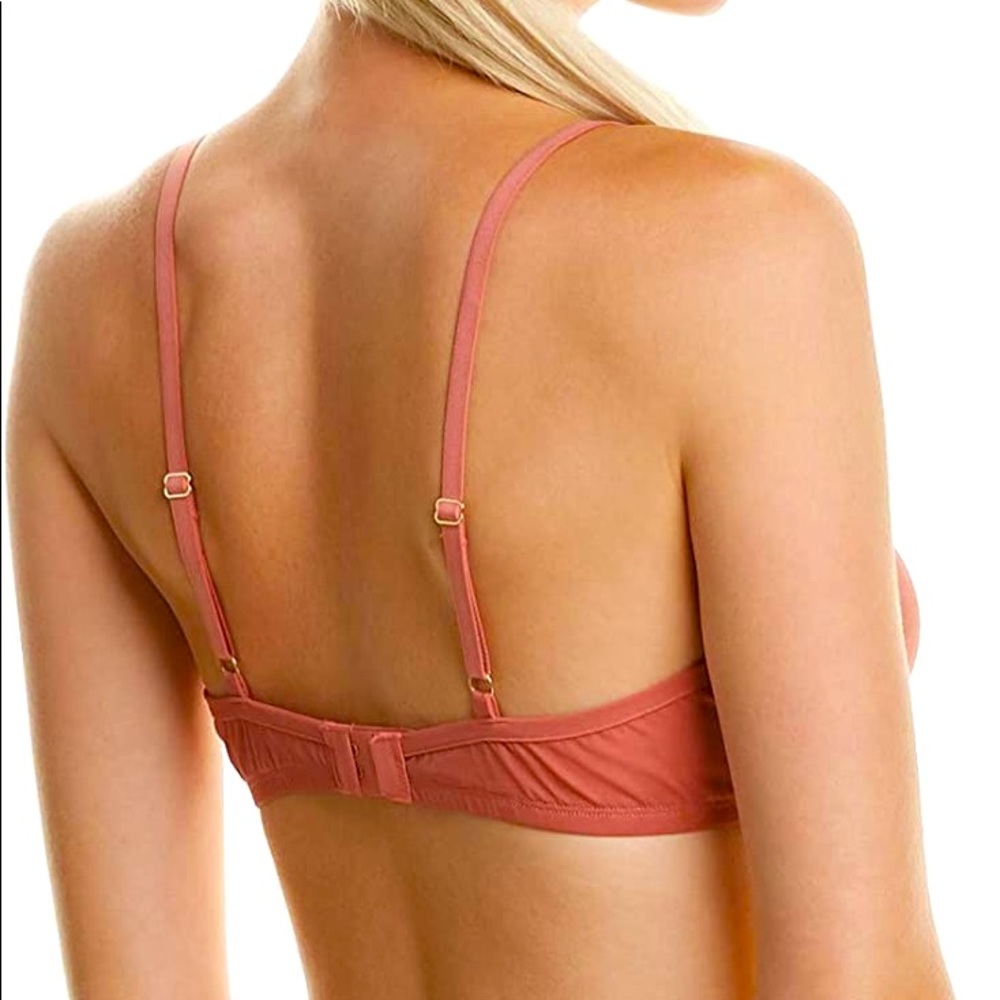 commando Chic Mesh Triangle Bralette - Picture 2 of 2